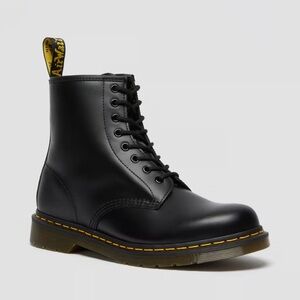 Dr Martens 1460 W black SMOOTH LEATHER LACE UP BOOTS